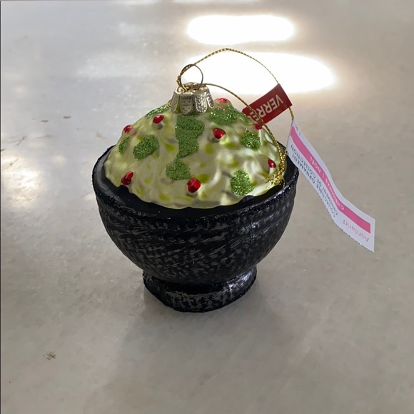 Holly Guacamole Food Glass Ornament Taco - Picture 4 of 4